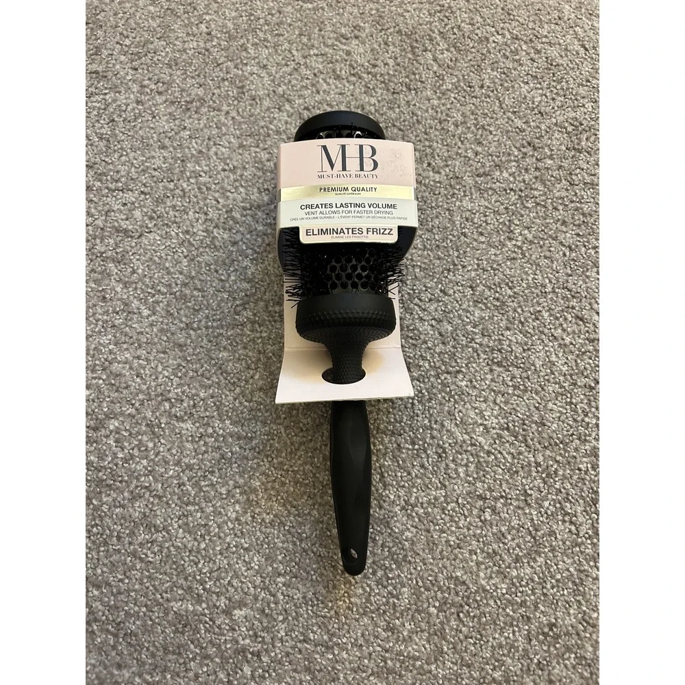 Must-Have Beauty Round Brush Womens‎ Large Black NEW Vented Volumizing Barrel